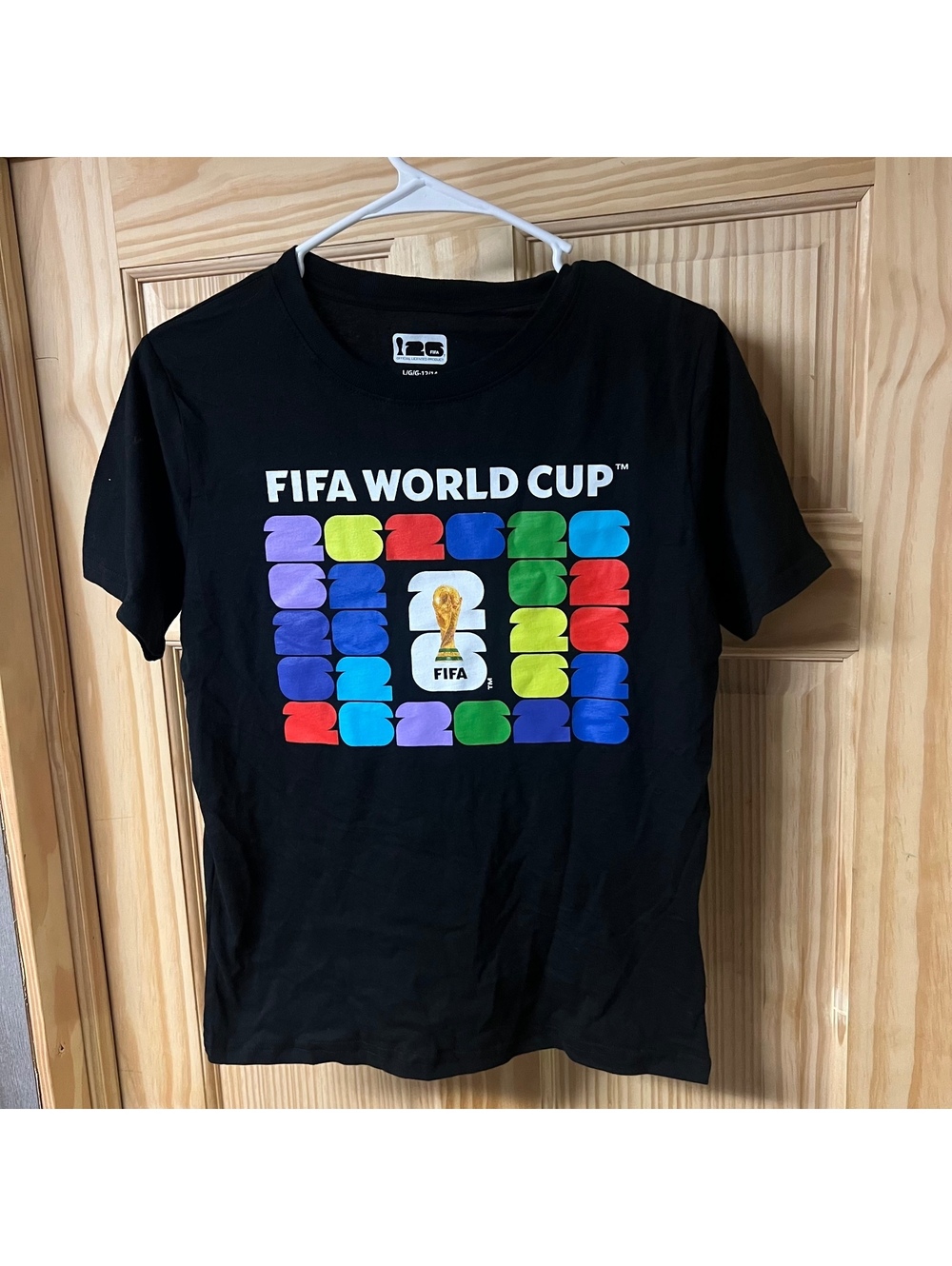 FIFA World Cup 2026 boys graphic T-shirt black size L 12/14